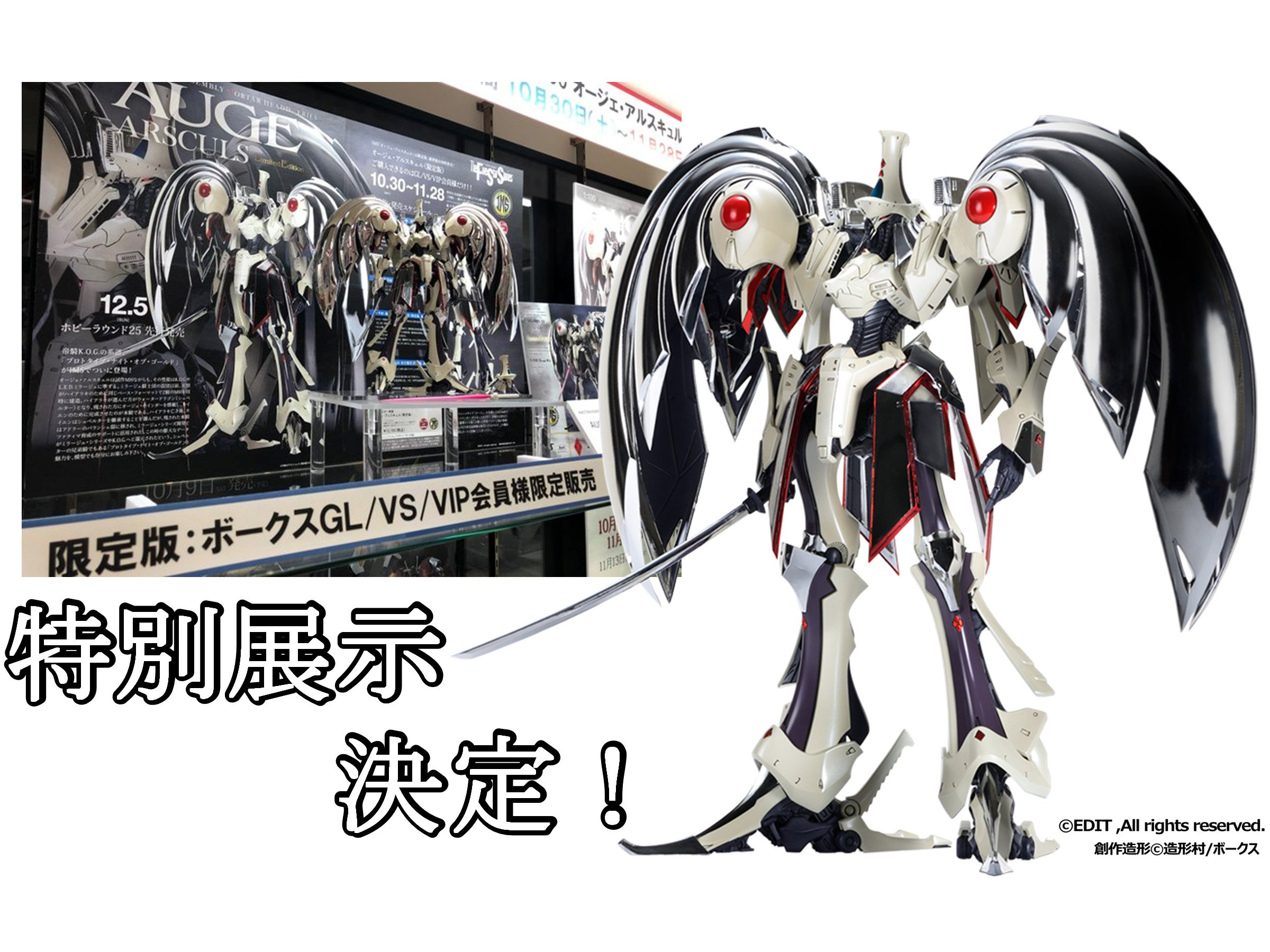 【F.S.S.情報】IMS 1/100 「オージェ・アルスキュル」展示キャラバン実施!!※12月9日更新